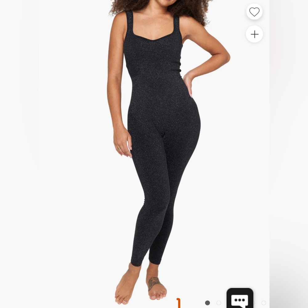Spiritual gangster NWT SILVER Averie ribbed Bodysuit XS/S